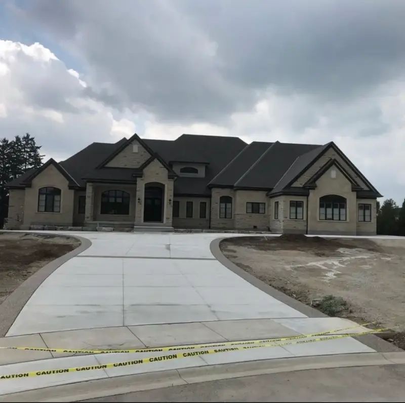 Driveways — after