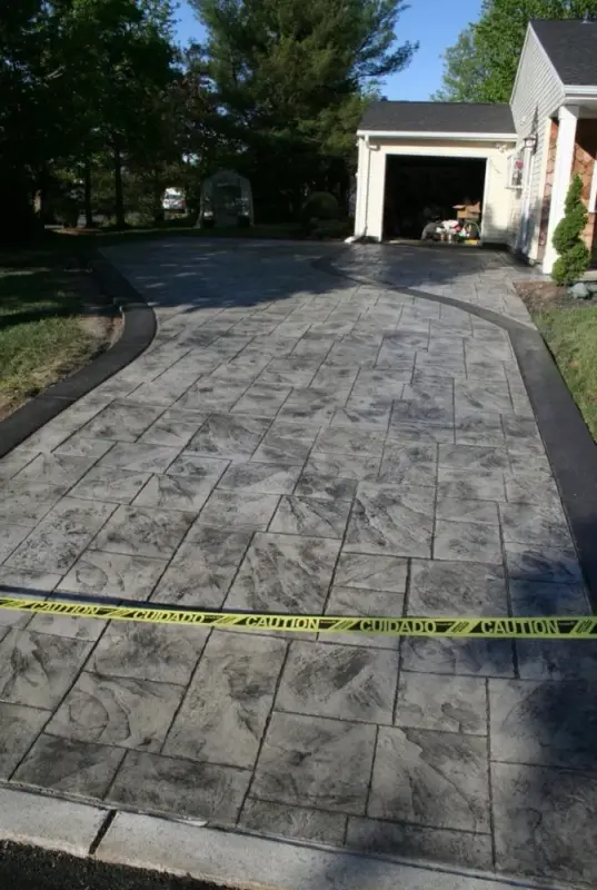 Stamped Concrete — after