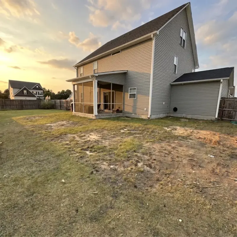 Patios — before