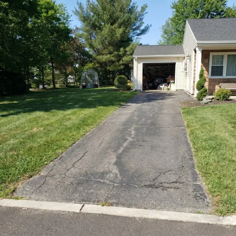 Stamped Concrete — before